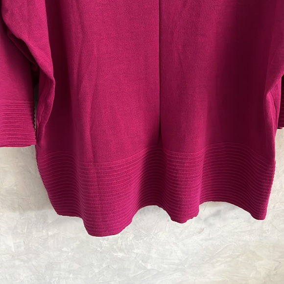 Cyrus Crew Neck Sweater in Very Berry, 1x, NWT - Picture 6 of 8